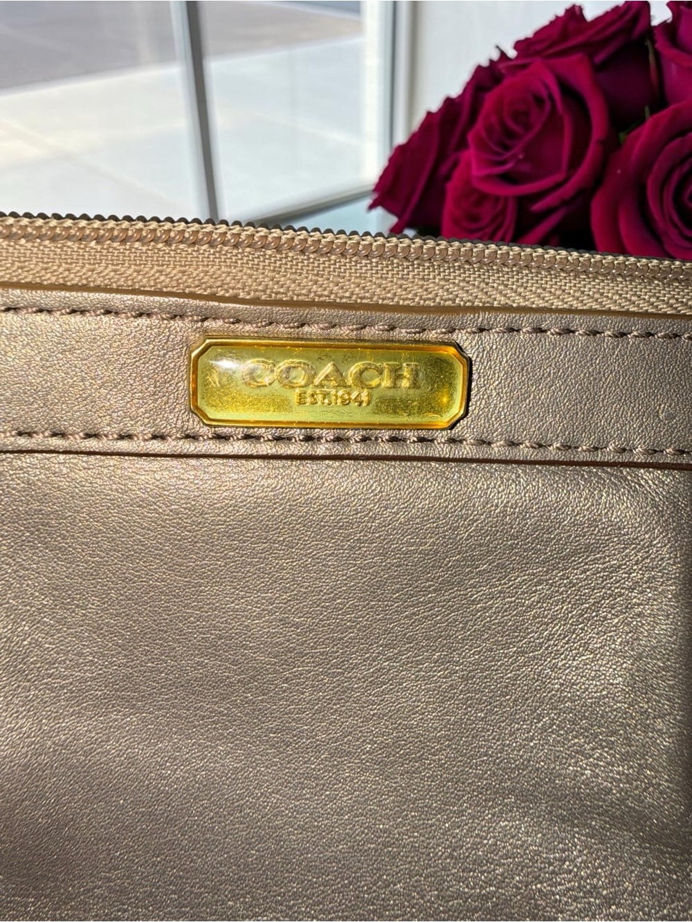 Authentic Vintage Coach Legacy Collection Wristlet in Pewter - Picture 7 of 8